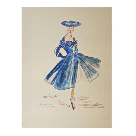 christian dior fashion sketches.